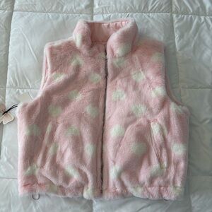 SINCERELY JULES pink soft cozy vest